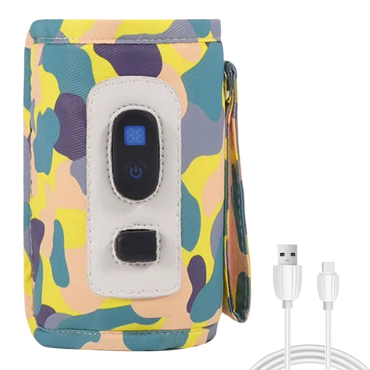 USB Milk Water Warmer Travel Stroller Insulated Bag Baby Nursing Bottle Heater Safe Kids Supplies for Outdoor Winter