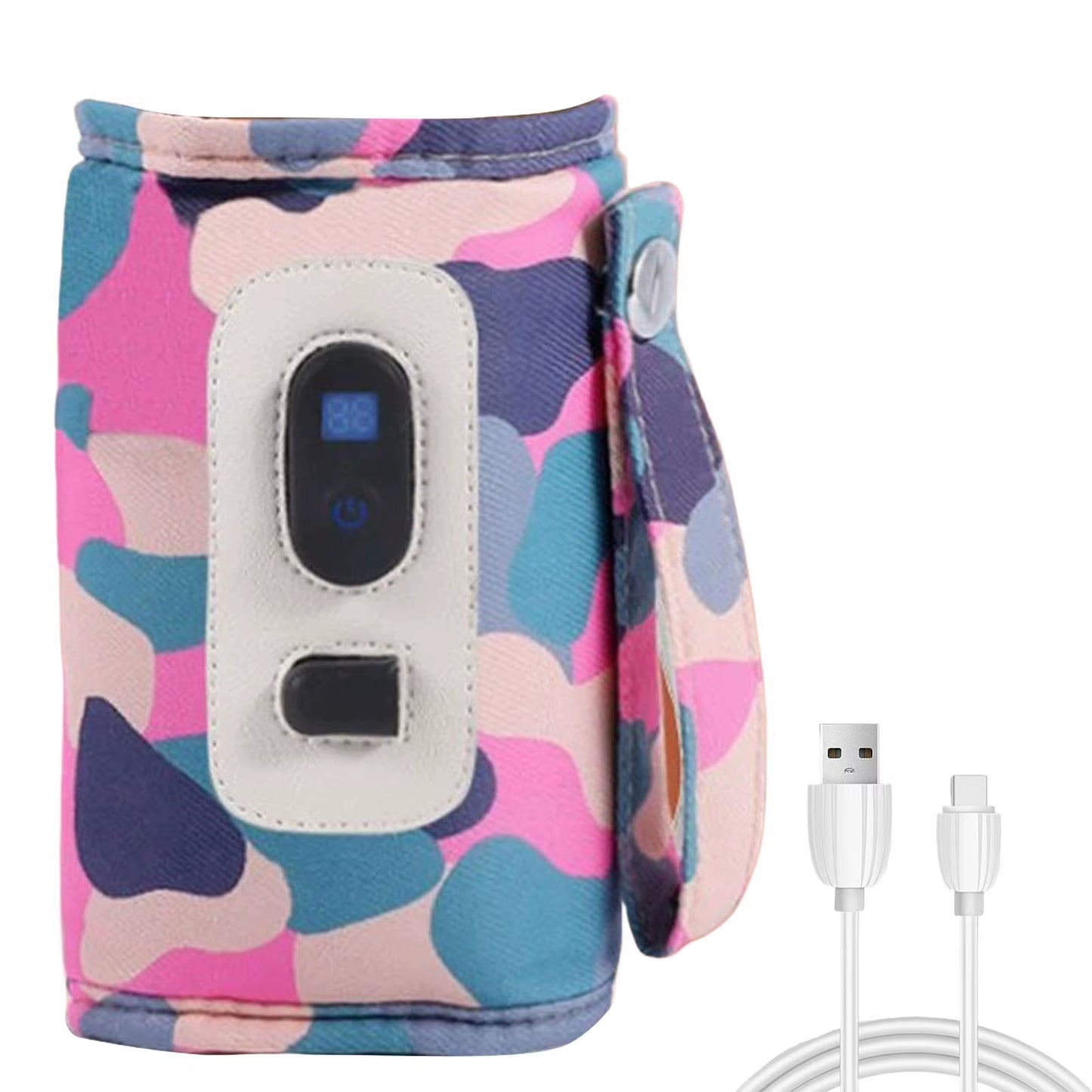 USB Milk Water Warmer Travel Stroller Insulated Bag Baby Nursing Bottle Heater Safe Kids Supplies for Outdoor Winter