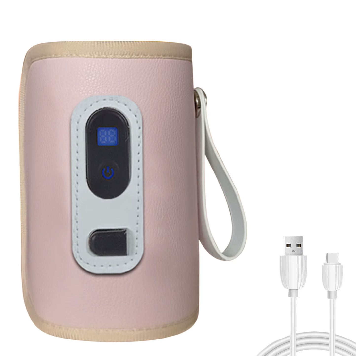 USB Milk Water Warmer Travel Stroller Insulated Bag Baby Nursing Bottle Heater Safe Kids Supplies for Outdoor Winter