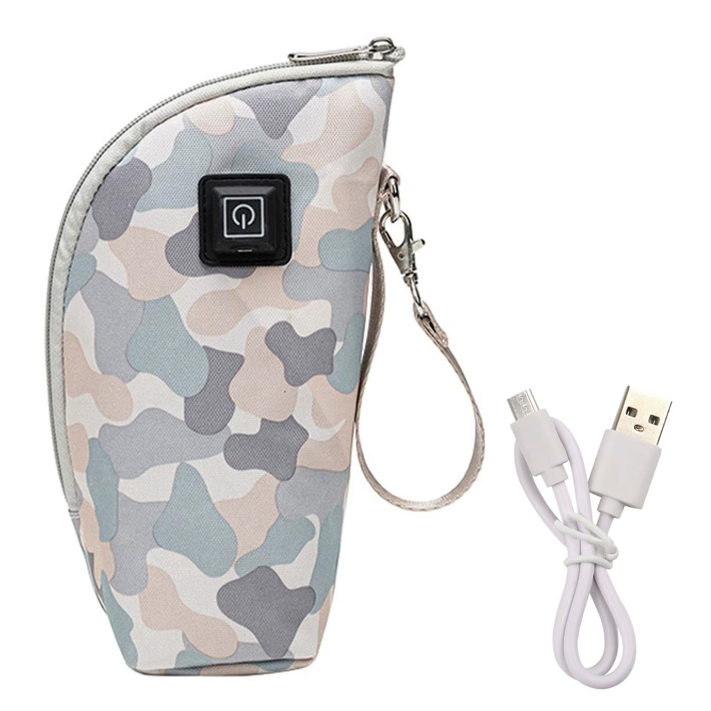 USB Milk Water Warmer Travel Stroller Insulated Bag Baby Nursing Bottle Heater Safe Kids Supplies for Outdoor Winter